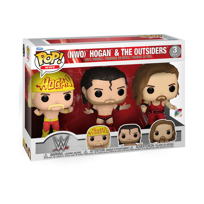 Hogan and The Outsiders 3pk Funko Pop! WWE Vinyl Figure