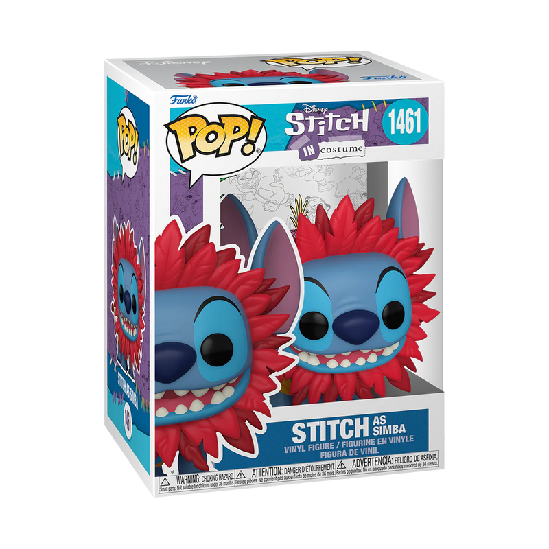 Stitch as Simba Stitch in Costume Funko Pop! Disney Vinyl Figure