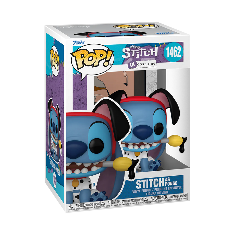 Stitch as Pongo Stitch in Costume Funko Pop! Disney Vinyl Figure