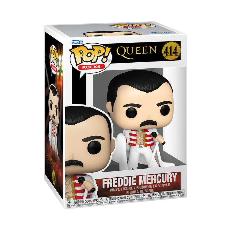 Freddie Mercury (with Cape) Queen Funko Pop! Rocks Vinyl Figure