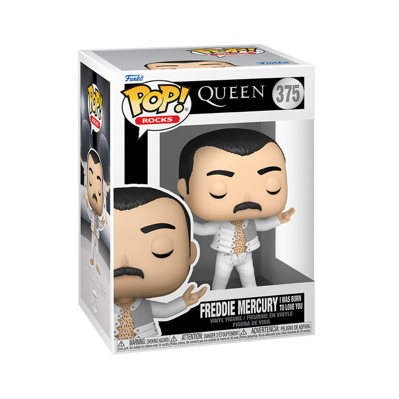 Freddie Mercury (I Was Born To Love You) Queen Funko Pop! Rocks Vinyl Figure