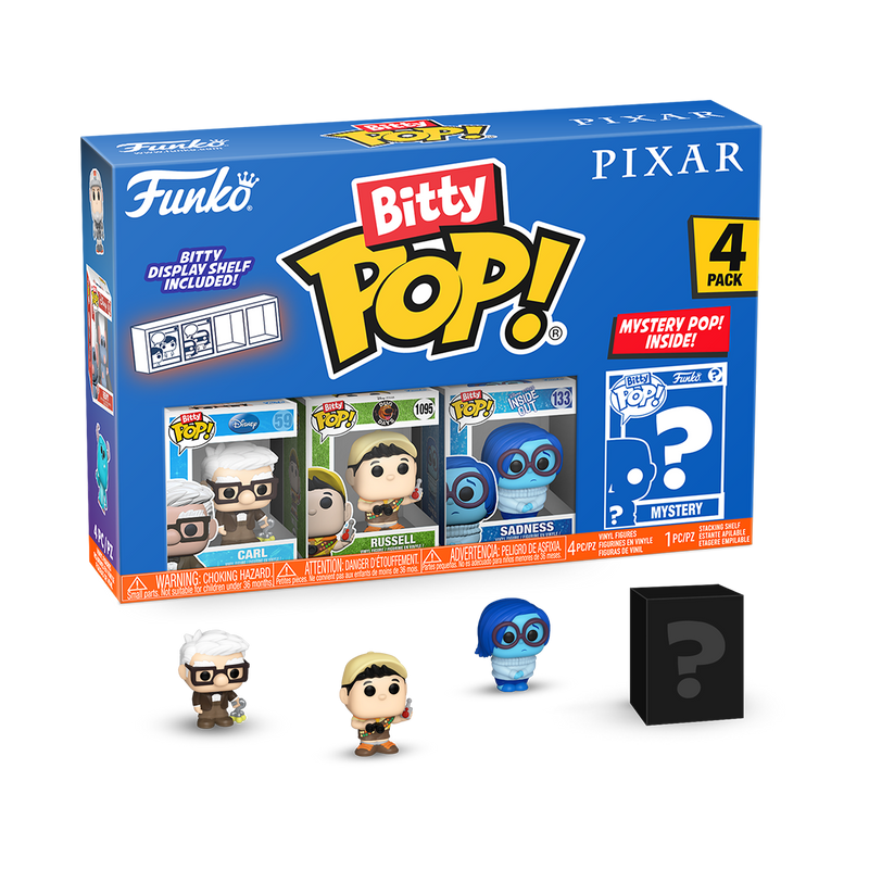 Carl 4-Pack Disney Pixar Funko Bitty Pop! Vinyl Figures