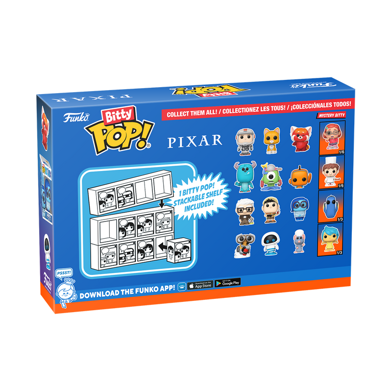 Carl 4-Pack Disney Pixar Funko Bitty Pop! Vinyl Figures