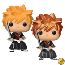 Ichigo Kurosaki Bleach Funko Pop! Anime Vinyl Figure Common + Chase Bundle