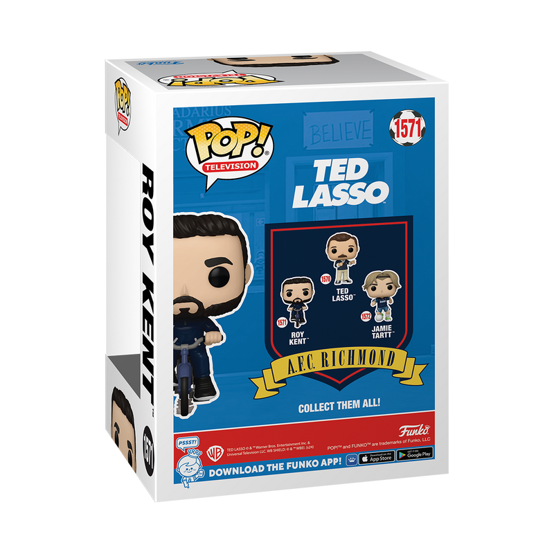 Roy Kent on Bike Ted Lasso Funko Pop! TV Vinyl Figure