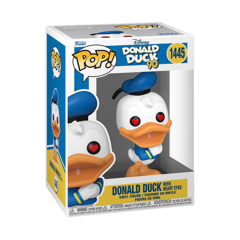 Donald Duck (Heart Eyes) 90th Funko Pop! Disney Vinyl Figure