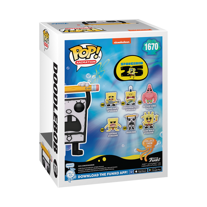 Doodlebob SpongeBob Squarepants Funko Pop! Animation Vinyl Figure