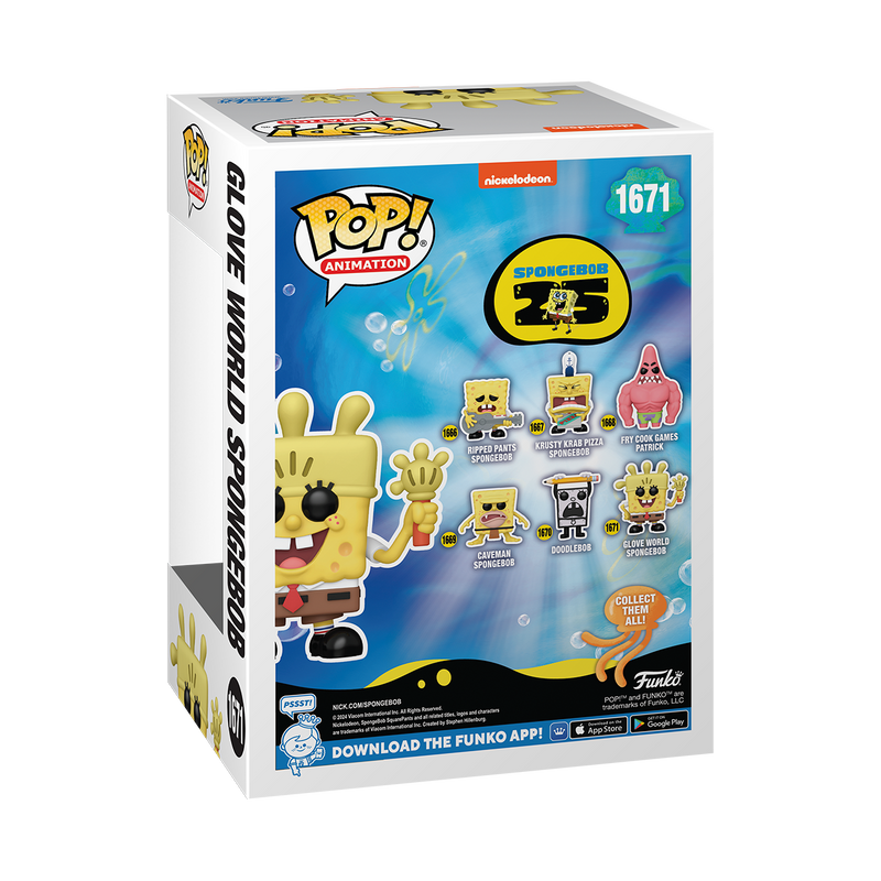 Glove World SpongeBob Squarepants Funko Pop! Animation Vinyl Figure