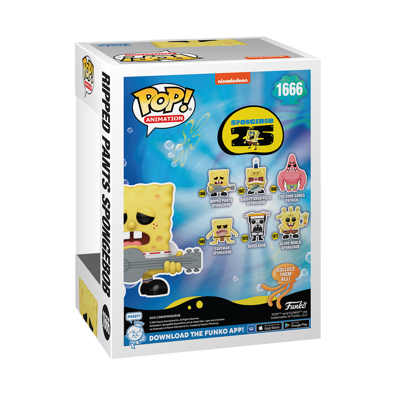 Ripped Pants SpongeBob Squarepants Funko Pop! Animation Vinyl Figure