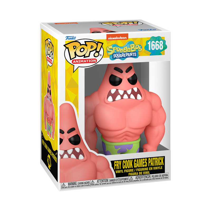 Fry Cook Games Patrick SpongeBob Squarepants Funko Pop! Animation Vinyl Figure