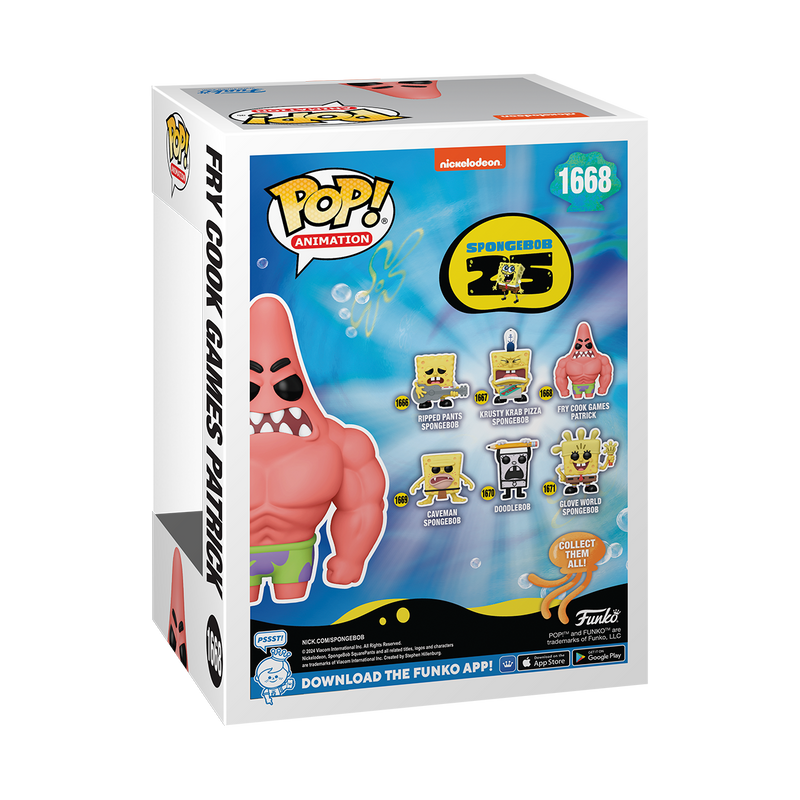 Fry Cook Games Patrick SpongeBob Squarepants Funko Pop! Animation Vinyl Figure