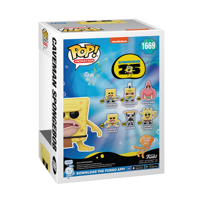 Caveman SpongeBob Squarepants Funko Pop! Animation Vinyl Figure