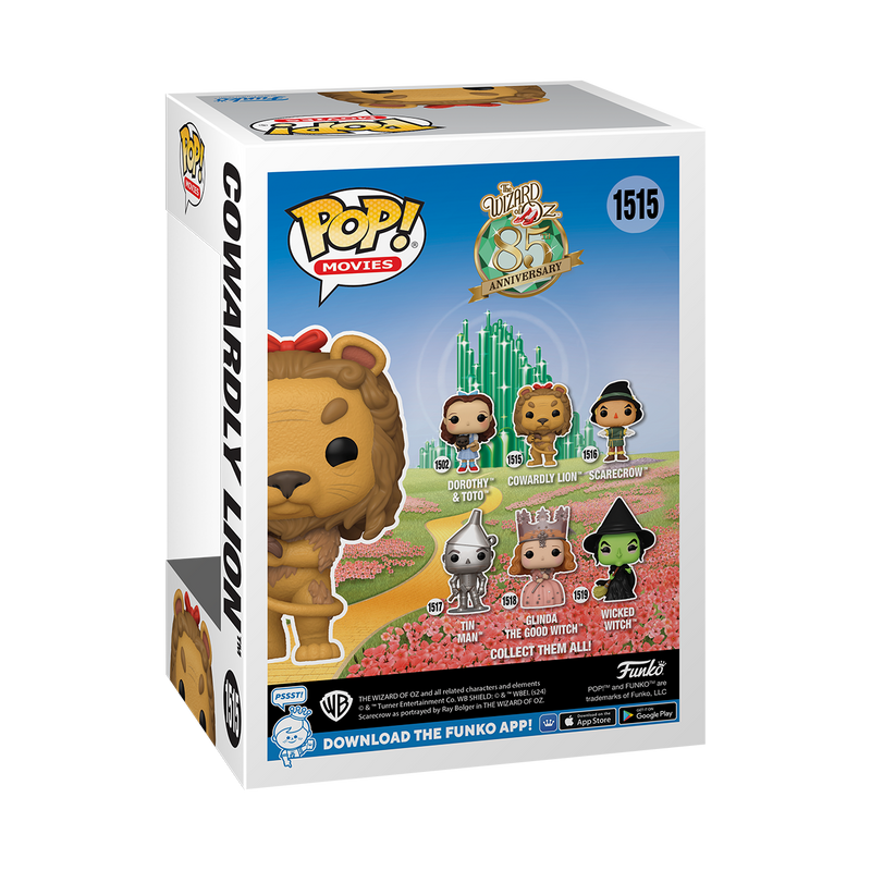Cowardly Lion The Wizard of Oz Funko Pop! Movies Vinyl Figure Common + Chase Bundle