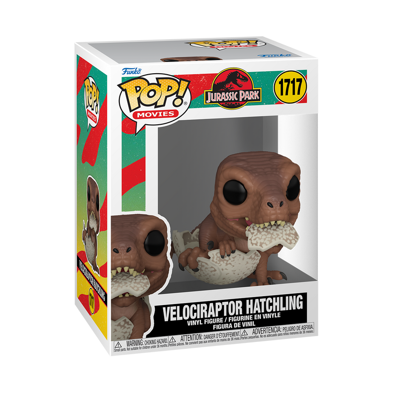 Jurassic Park (Hatchlings) Funko Pop! Movies Vinyl Figure Bundle of 4