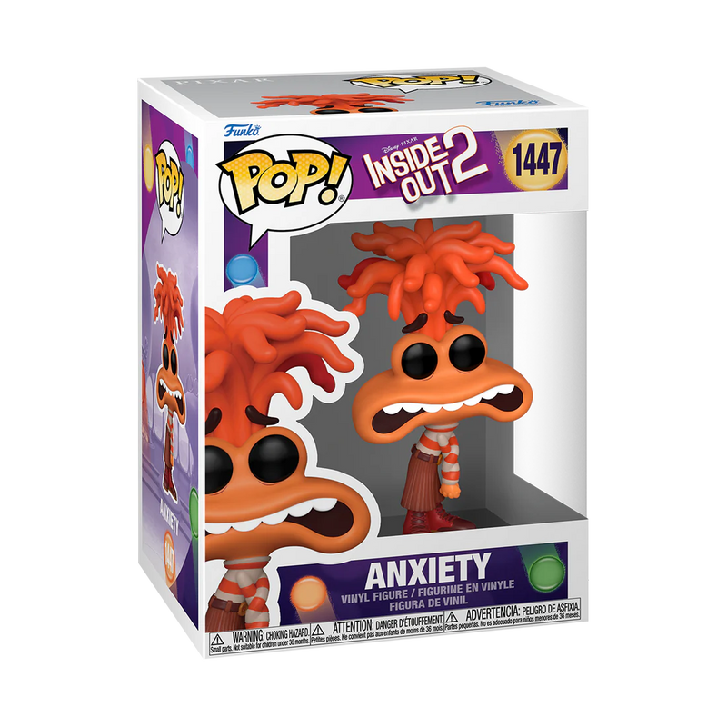 Anxiety Inside Out 2 Funko Pop! Disney Vinyl Figure