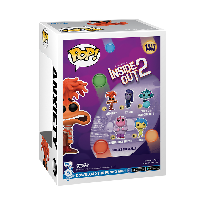 Anxiety Inside Out 2 Funko Pop! Disney Vinyl Figure