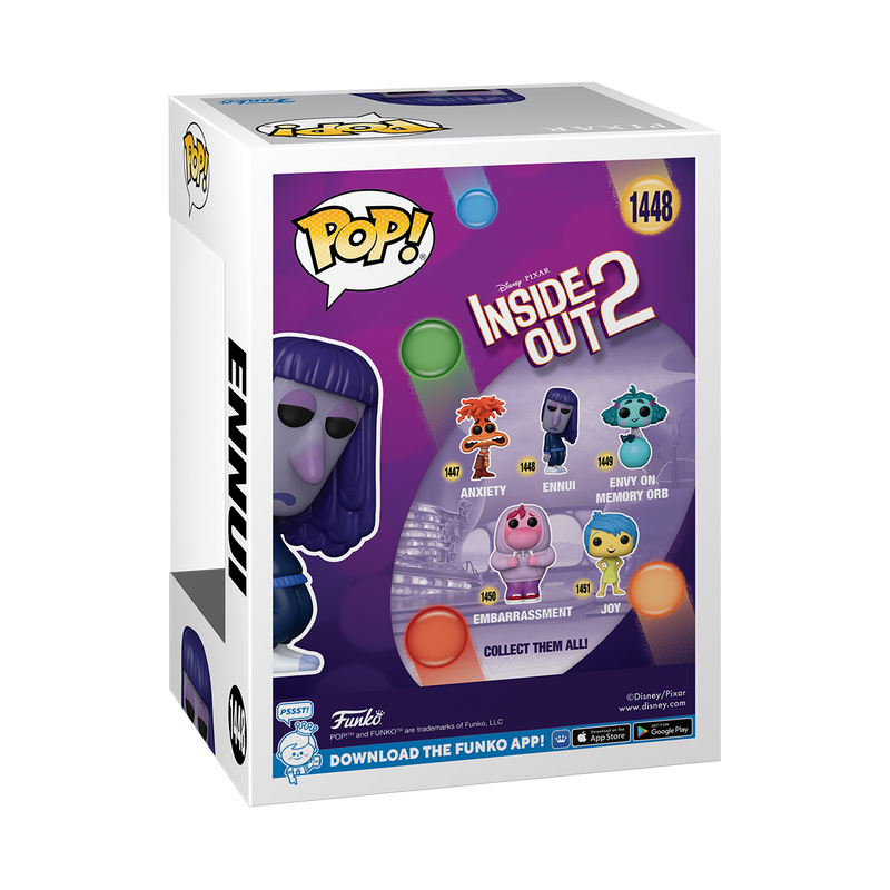 Ennui Inside Out 2 Funko Pop! Disney Vinyl Figure