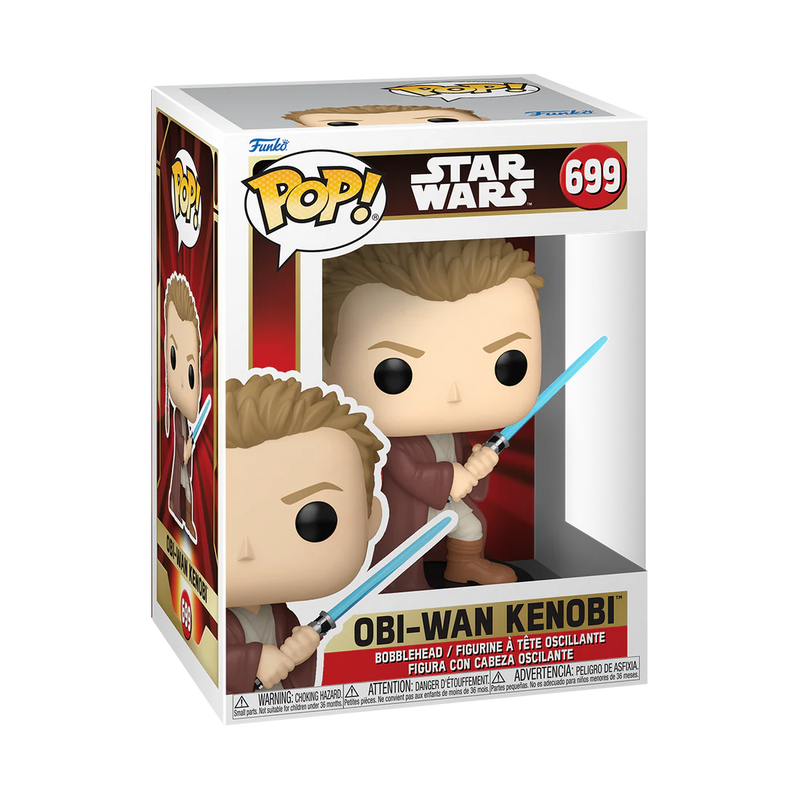Obi-Wan Kenobi The Phantom Menace Funko Pop! Star Wars Vinyl Figure