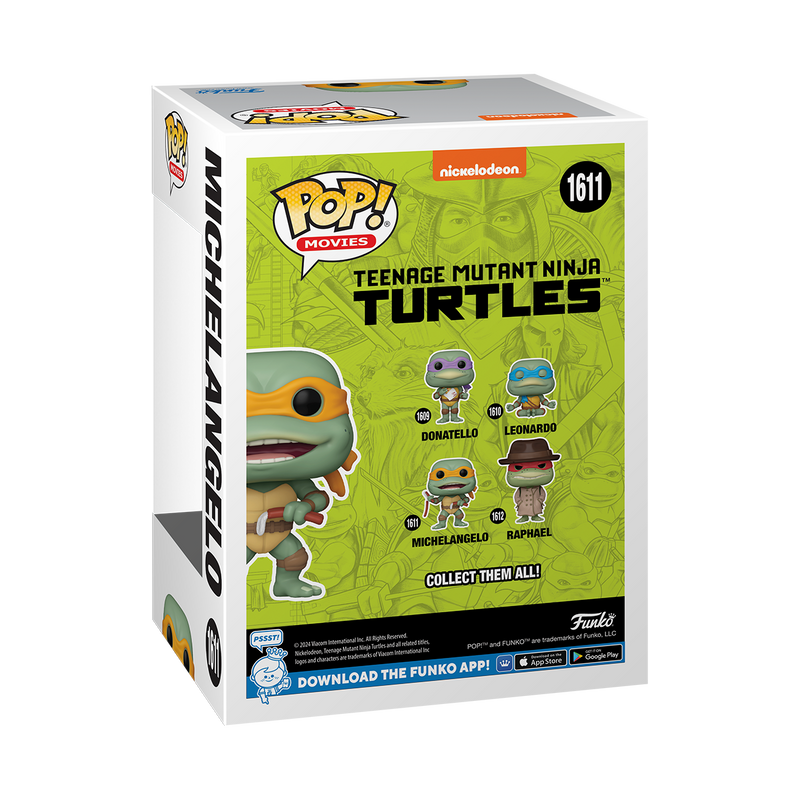 Michelangelo (with Nunchucks) Teenage Mutant Ninja Turtles Funko Pop! Movies Vinyl Figure