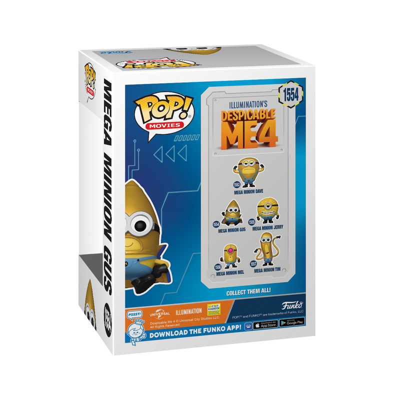 Mega Minion Gus Despicable Me 4 Funko Pop! Movies Vinyl Figure