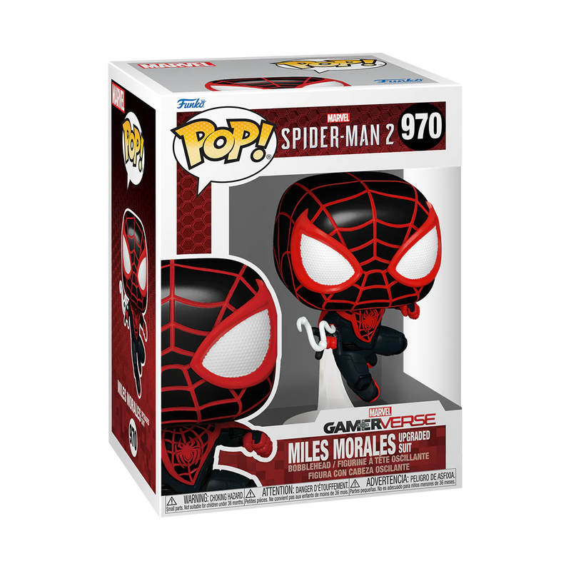 Miles Morales Spider-Man 2 Funko Pop! Games Vinyl Figure