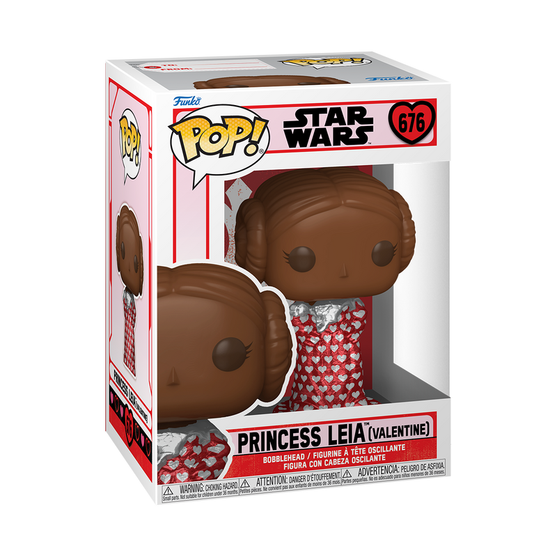 Princess Leia (Chocolate) Valentines Funko Pop! Star Wars Vinyl Figure