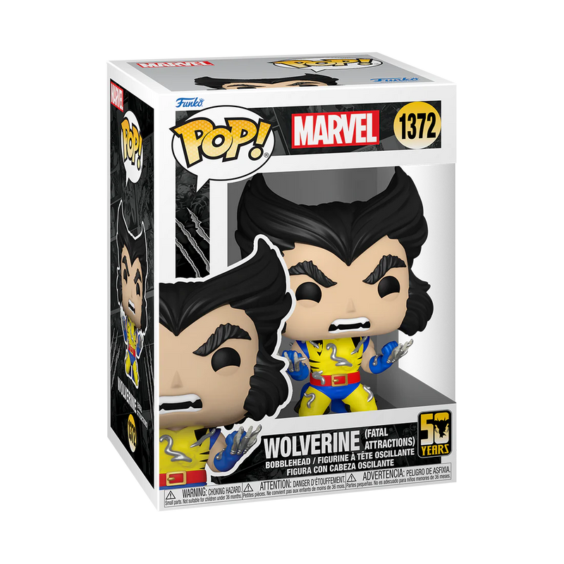 Wolverine 50th Anniversary Funko Pop! Marvel Vinyl Figure Bundle of 4