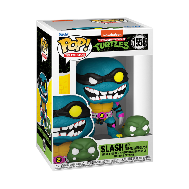 Slash Teenage Mutant Ninja Turtles Funko Pop! TV Vinyl Figure