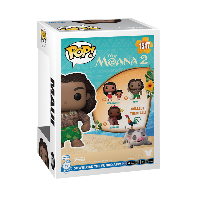 Maui Moana 2 Funko Pop! Disney Vinyl Figure