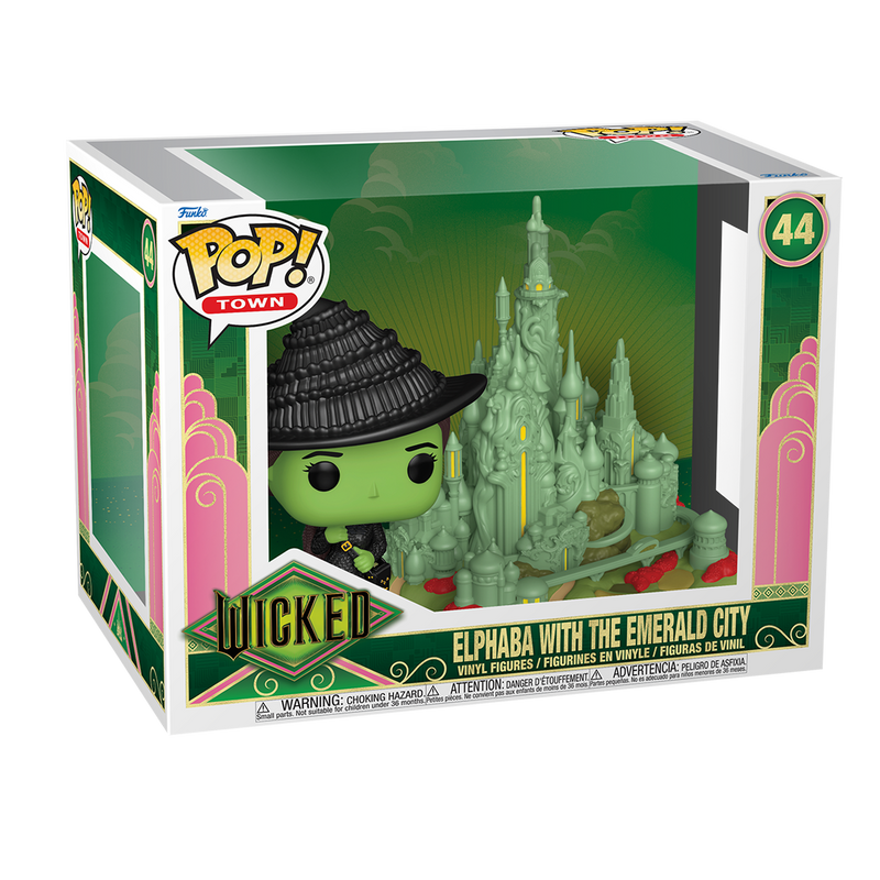 Elphaba with the Emerald City Wicked Funko Pop! Town Vinyl Figure