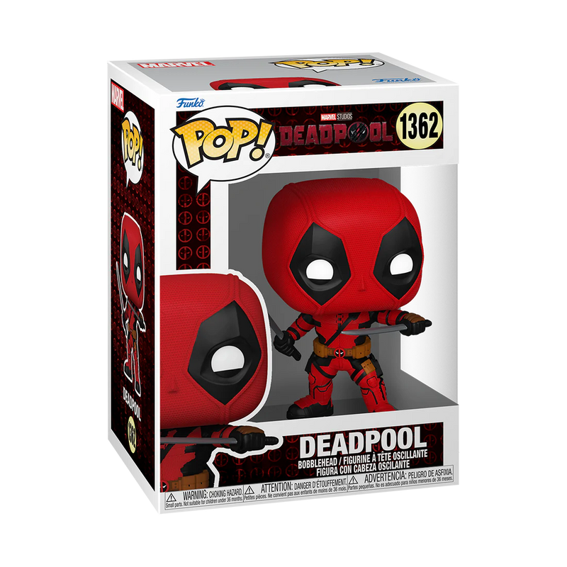 Deadpool with Swords Deadpool & Wolverine Funko Pop! Marvel Vinyl Figure