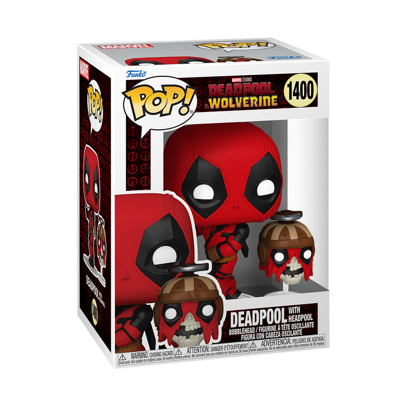 Deadpool with Headpool Deadpool & Wolverine Funko Pop! Marvel Vinyl Figure