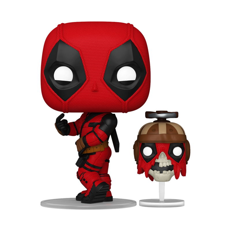 Deadpool with Headpool Deadpool & Wolverine Funko Pop! Marvel Vinyl Figure