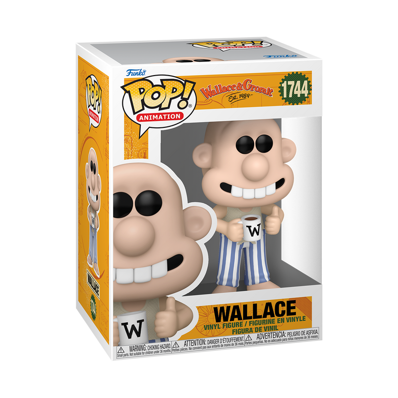 Wallace (in Pajamas) Wallace & Gromit Funko Pop! Animation Vinyl Figure