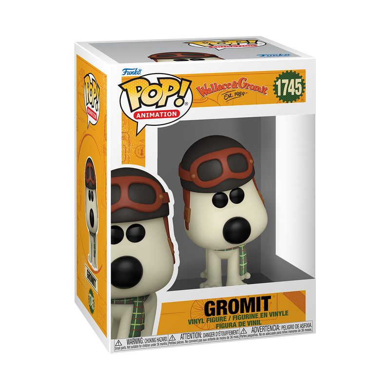 Gromit (with Aviator Hat) Wallace & Gromit Funko Pop! Animation Vinyl Figure