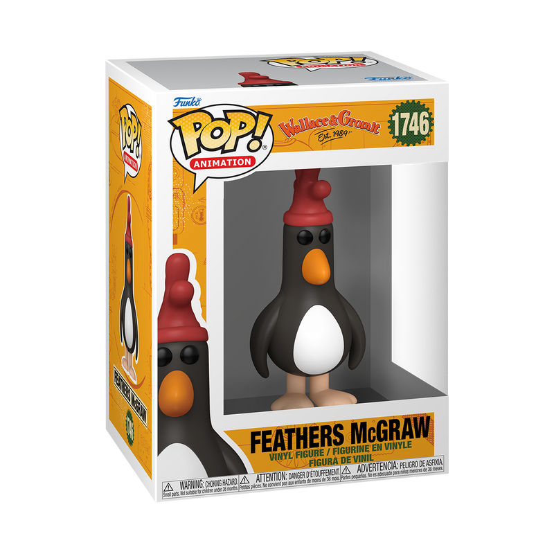 Feathers McGraw Wallace & Gromit Funko Pop! Animation Vinyl Figure