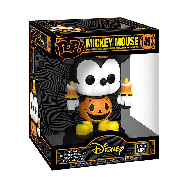 6" Mickey Mouse (Lights Up) Halloween Funko Pop! Disney Vinyl Figure