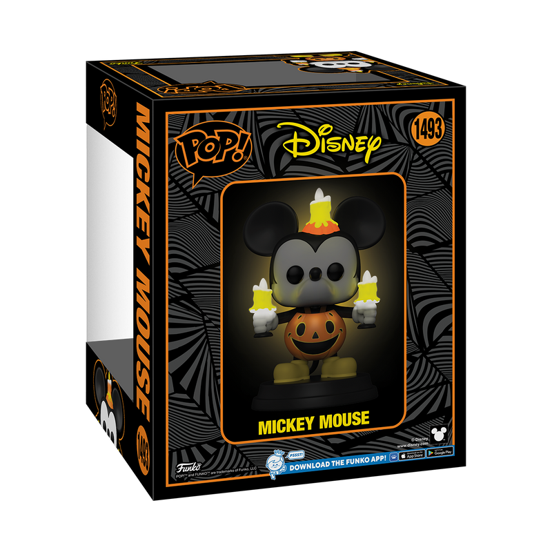 6" Mickey Mouse (Lights Up) Halloween Funko Pop! Disney Vinyl Figure