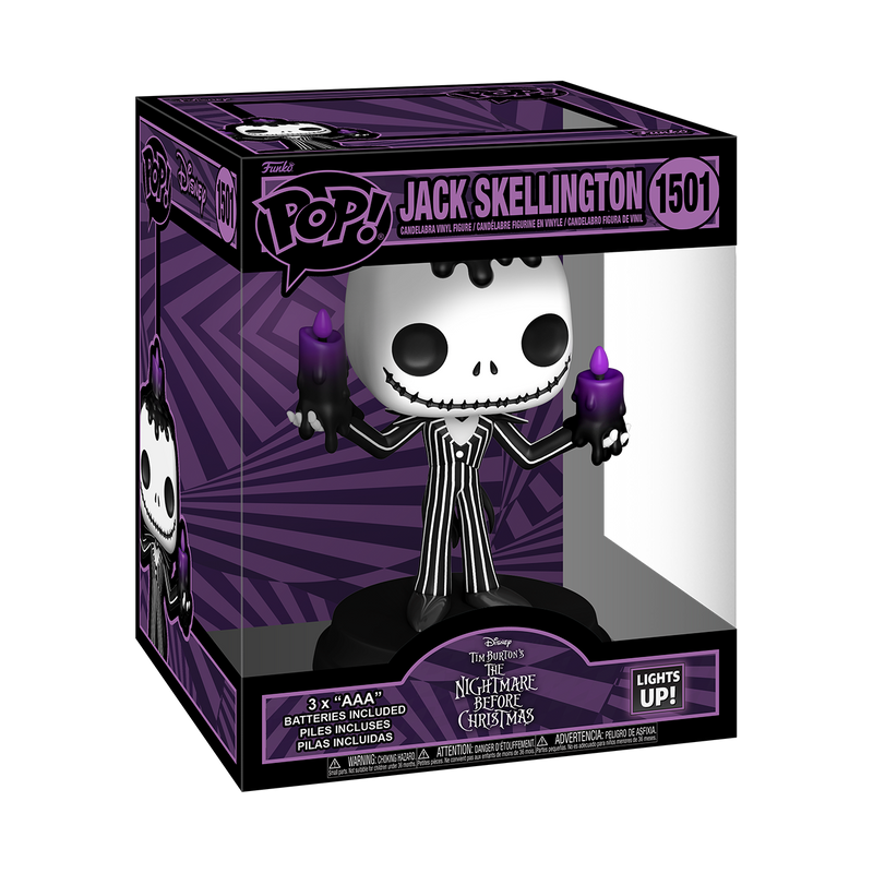 6" Jack Skellington (Lights Up) Halloween TNBC Funko Pop! Disney Vinyl Figure