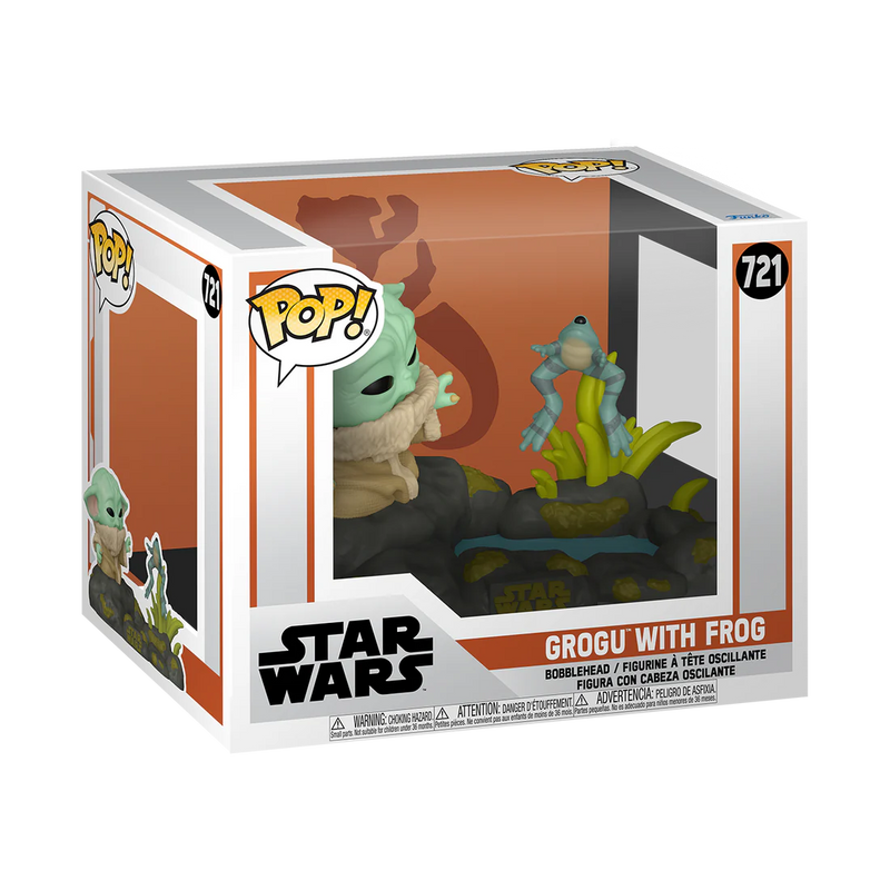 Grogu with Frog The Mandalorian Funko Pop! Star Wars Vinyl Figure