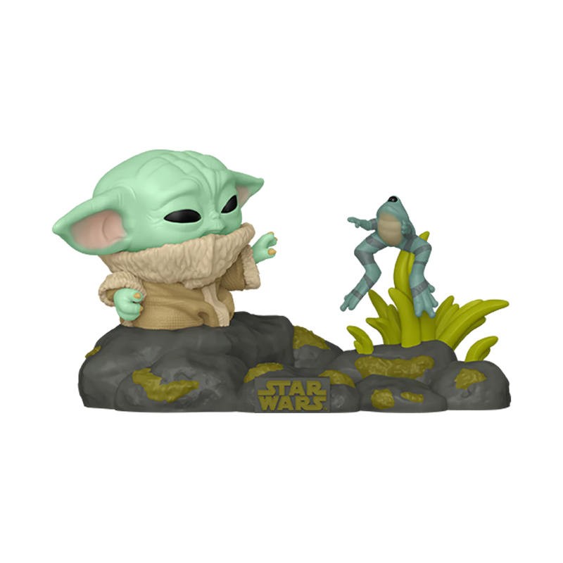 Grogu with Frog The Mandalorian Funko Pop! Star Wars Vinyl Figure