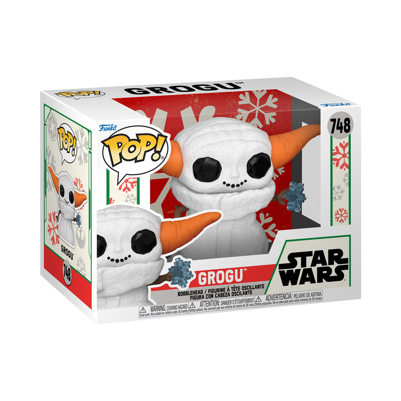 Snowman Grogu (Holiday) Funko Pop! Star Wars Vinyl Figure