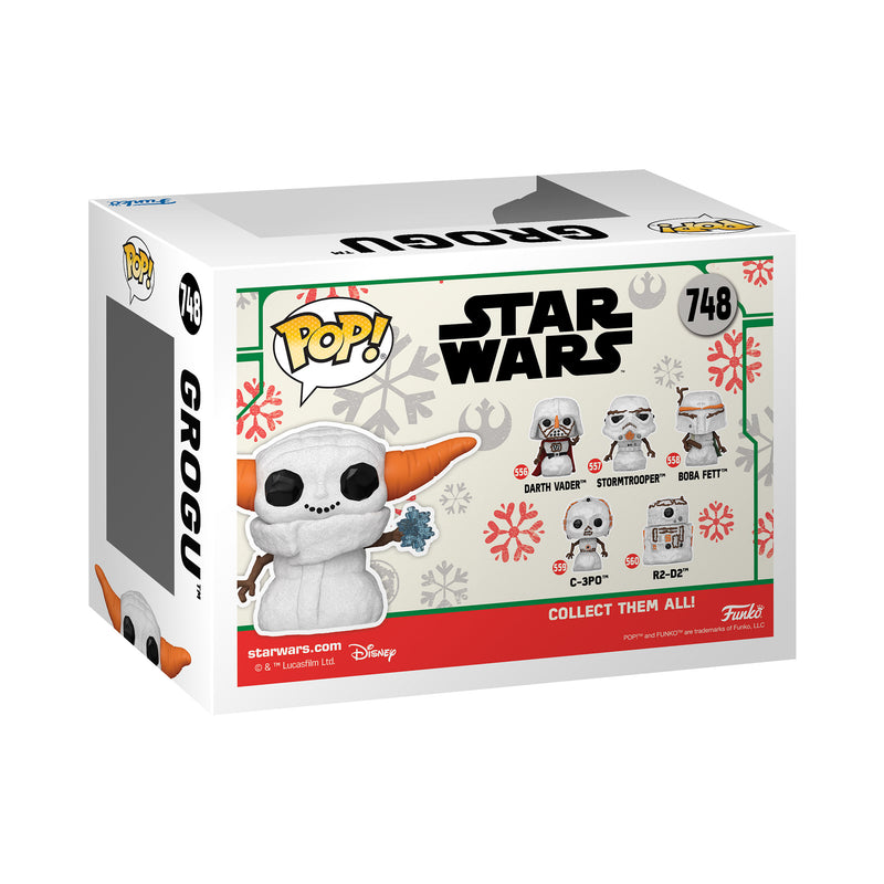 Snowman Grogu (Holiday) Funko Pop! Star Wars Vinyl Figure