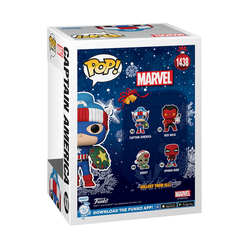 Captain America (Holiday) Funko Pop! Marvel Vinyl Figure