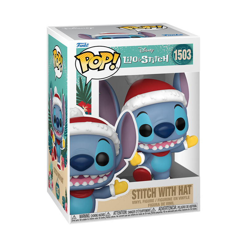 Stitch with Hat (Holiday) Lilo & Stitch Funko Pop! Disney Vinyl Figure