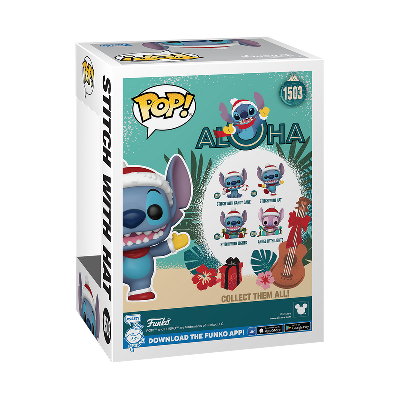 Stitch with Hat (Holiday) Lilo & Stitch Funko Pop! Disney Vinyl Figure