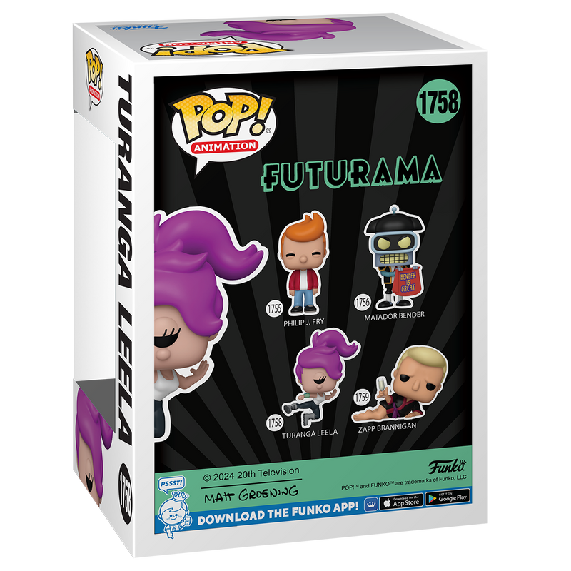 Turanga Leela Futurama Funko Pop! Animation Vinyl Figure