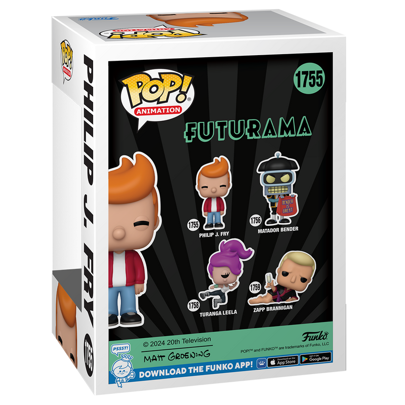 Philip J. Fry Futurama Funko Pop! Animation Vinyl Figure