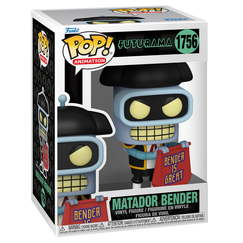 Matador Bender Futurama Funko Pop! Animation Vinyl Figure