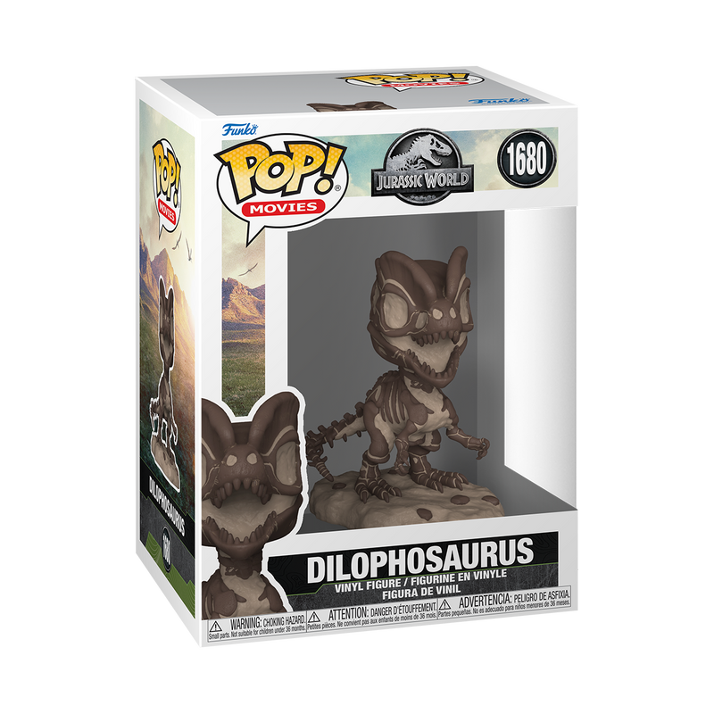 Dilophosaurus (Fossil) Jurassic Park Funko Pop! Movies Vinyl Figure